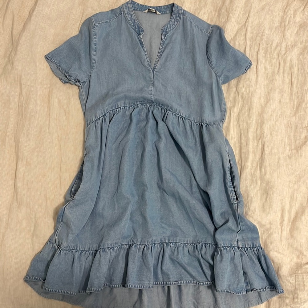 Lucky Brand Denim Dress with pockets - small